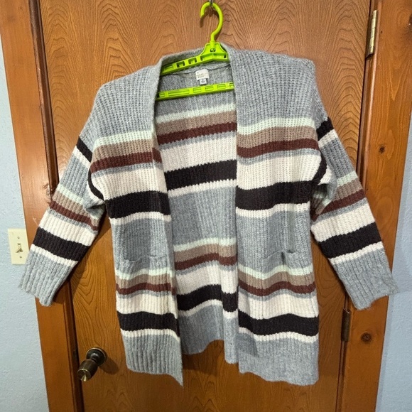 A New Day Oversized Striped Cardigan Size Medium - Picture 1 of 6